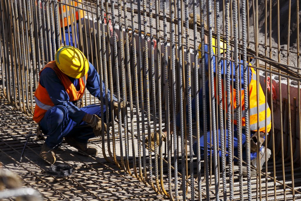 Obra en construcció
